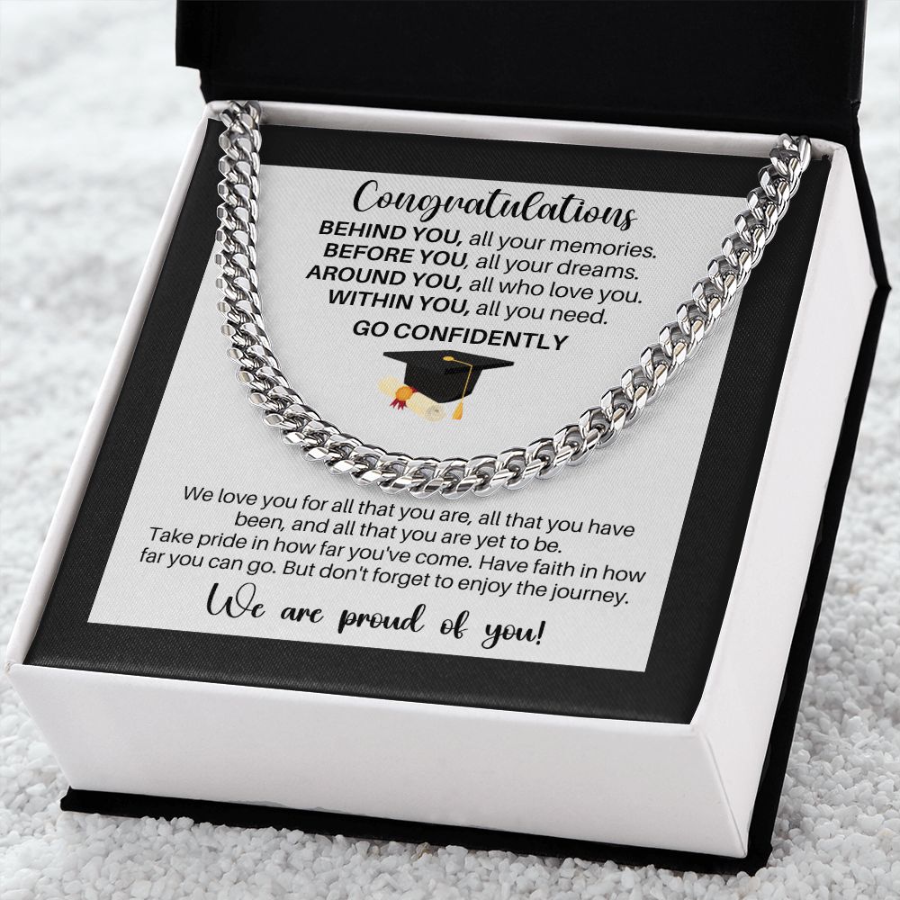 We Are Proud Of You - Cuban Chain Necklace