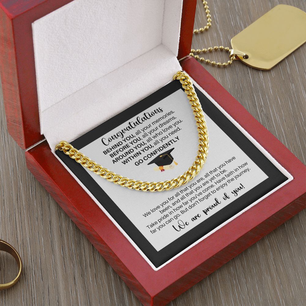 We Are Proud Of You - Cuban Chain Necklace