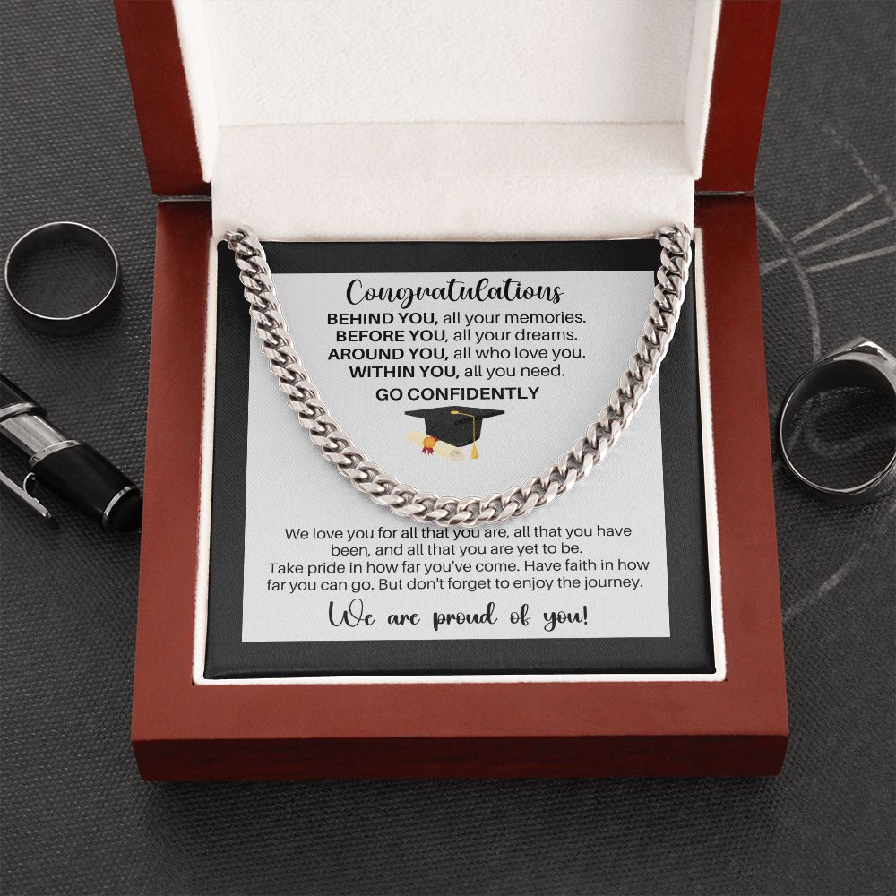 We Are Proud Of You - Cuban Chain Necklace