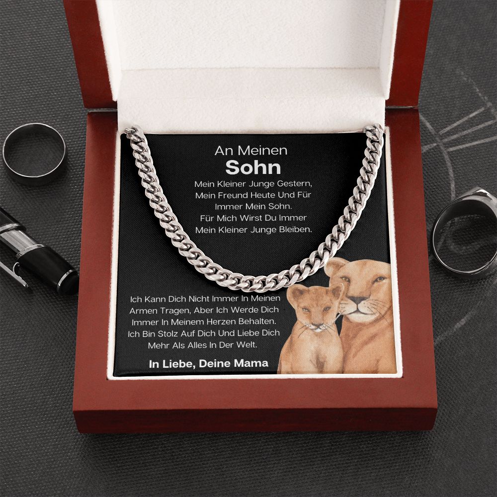 An Meinen Sohn - Cuban Chain Necklace