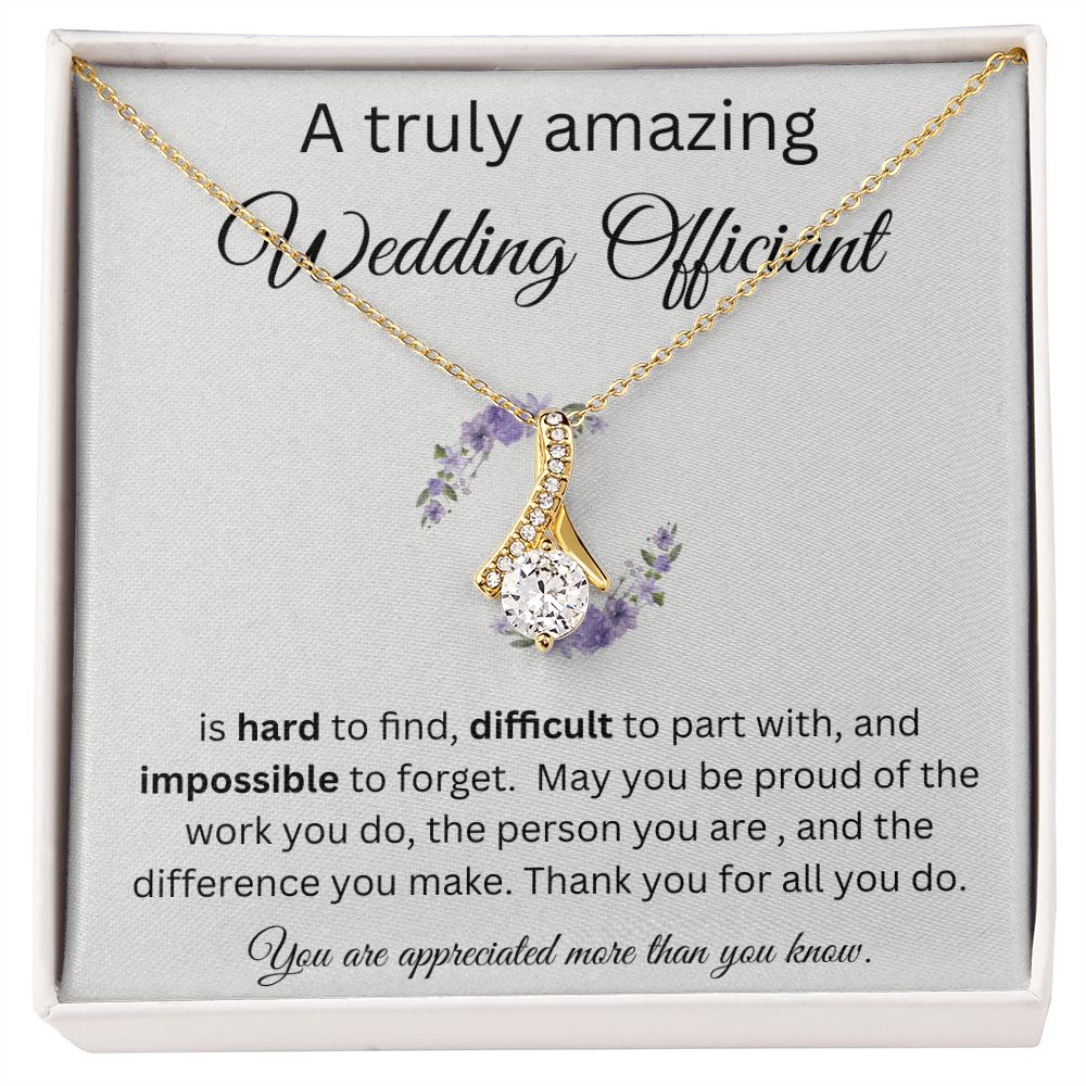 A Truly Amazing Wedding Officiant - Alluring Beauty Necklace