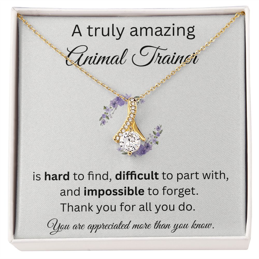 A Truly Amazing Animal Trainer - Alluring Beauty Necklace