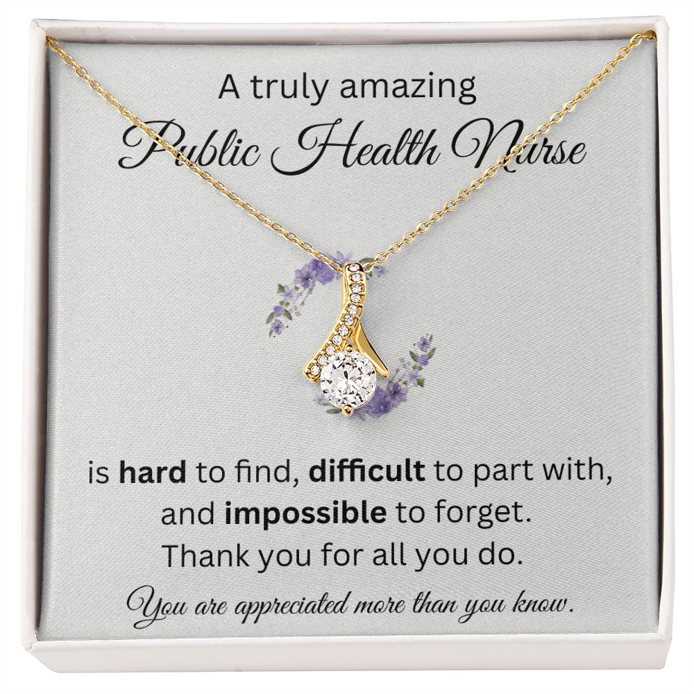 A Truly Amazing Public Health Nurse - Alluring Beauty Necklace