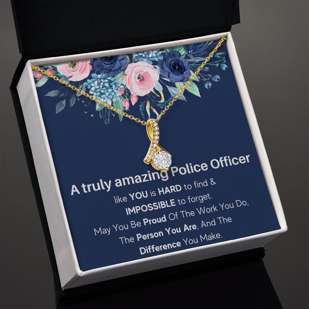 A Truly Amazing Police Officer - Alluring Beauty Necklace