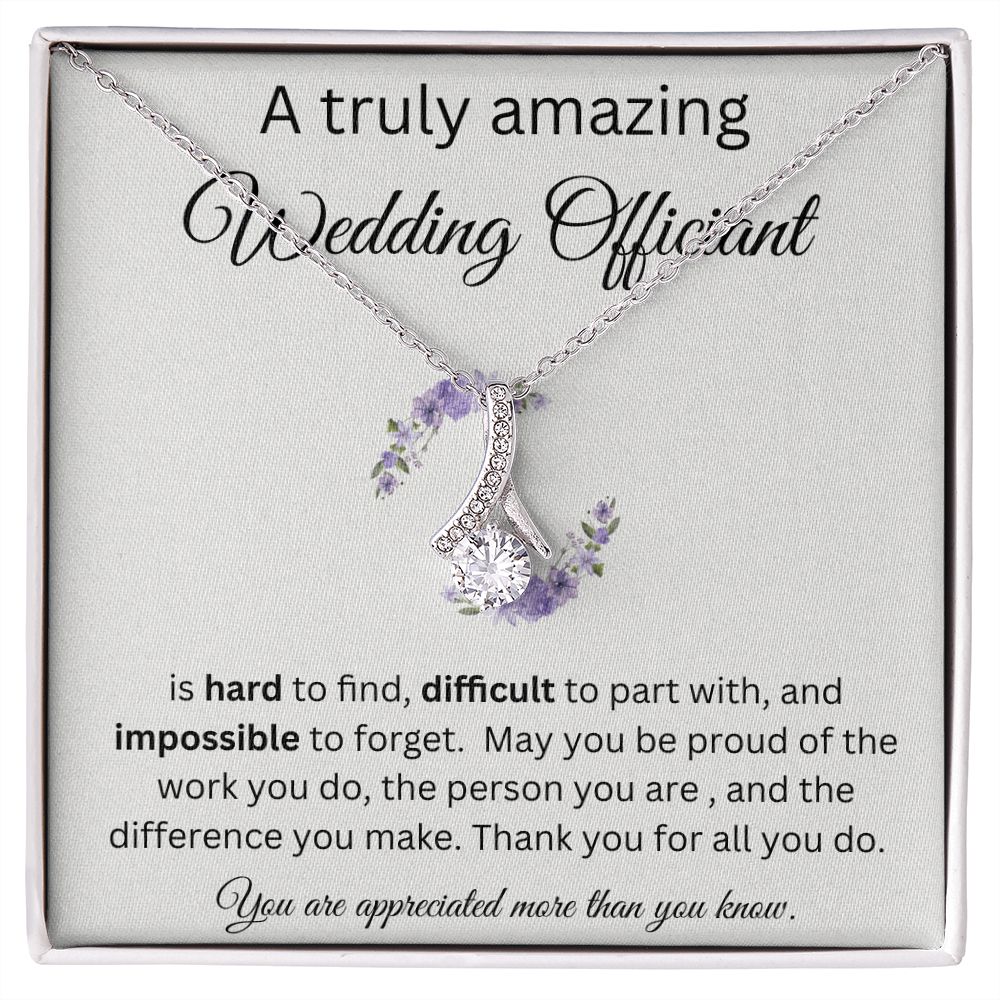A Truly Amazing Wedding Officiant - Alluring Beauty Necklace