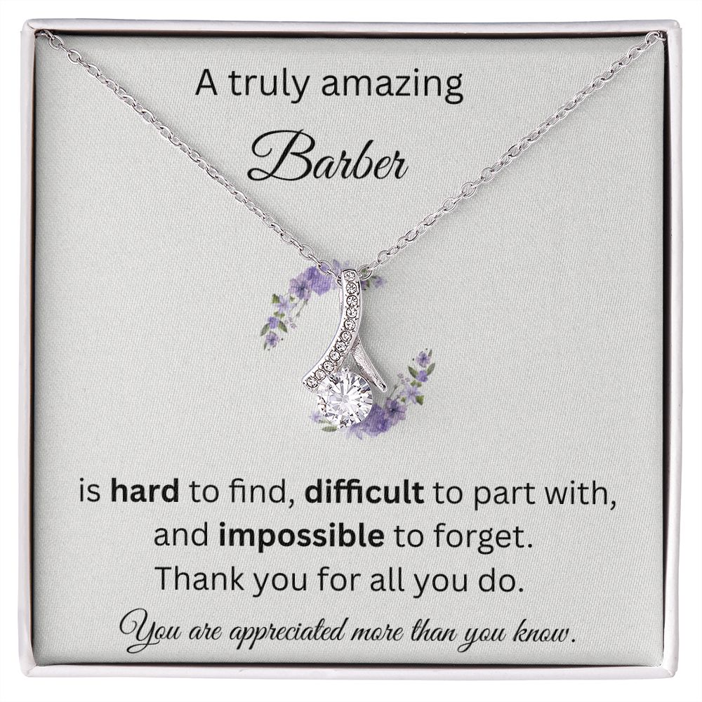A Truly Amazing Barber - Alluring Beauty Necklace