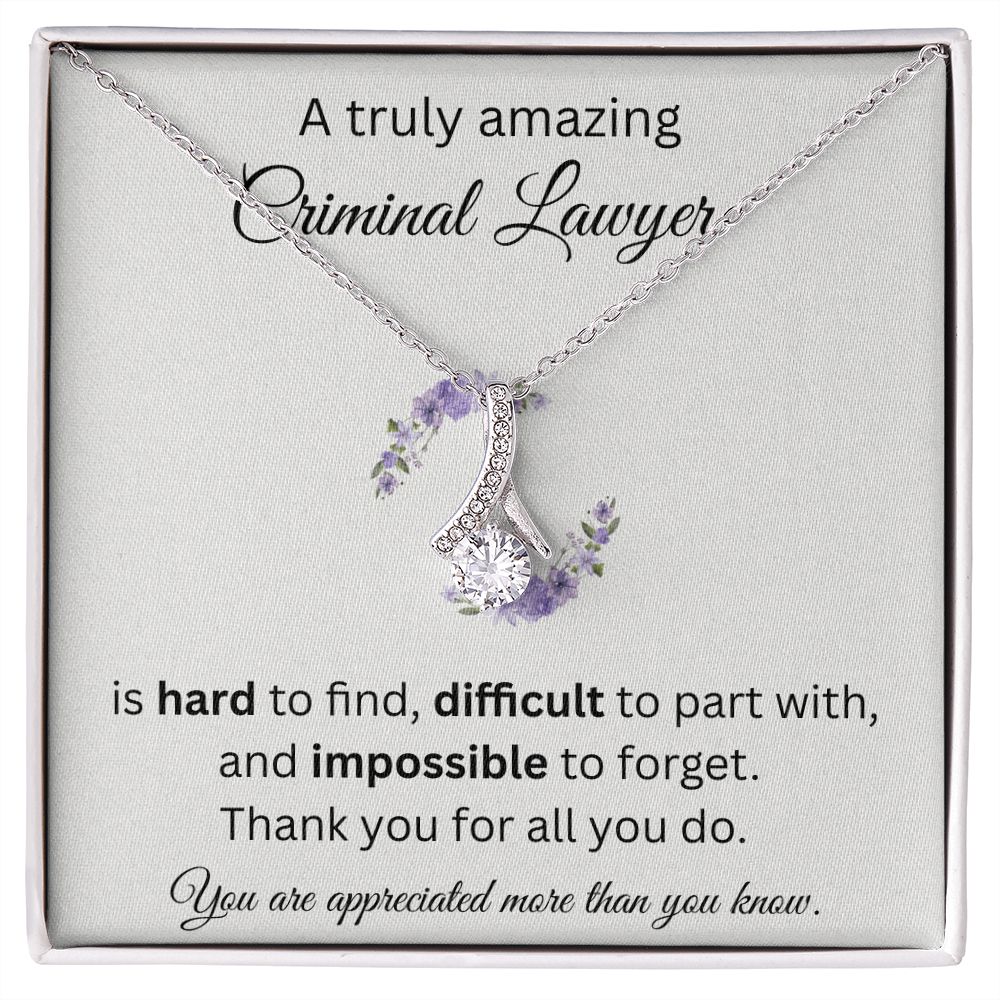 A Truly Amazing Criminal Lawyer - Alluring Beauty Necklace