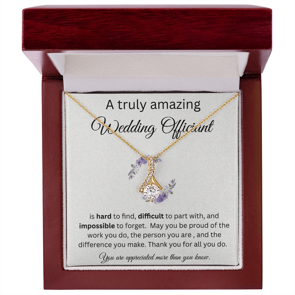 A Truly Amazing Wedding Officiant - Alluring Beauty Necklace