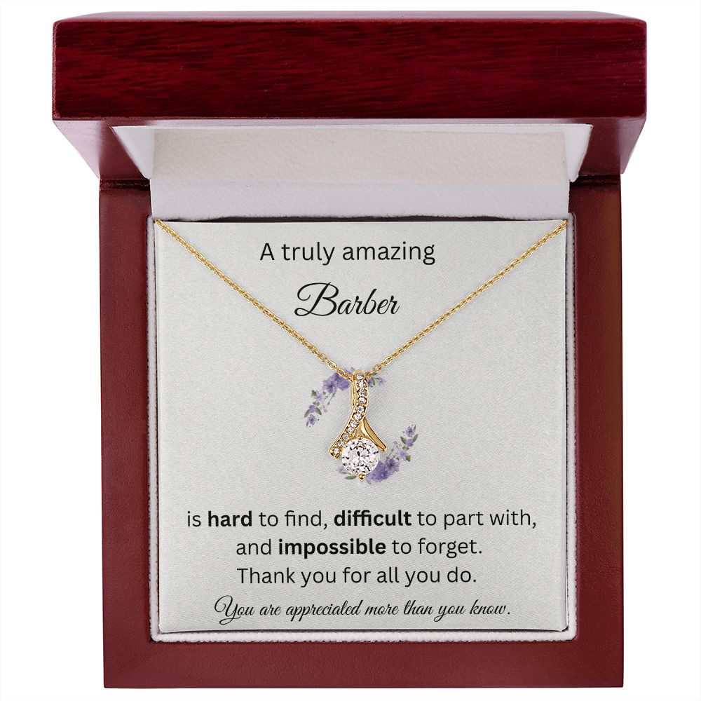 A Truly Amazing Barber - Alluring Beauty Necklace