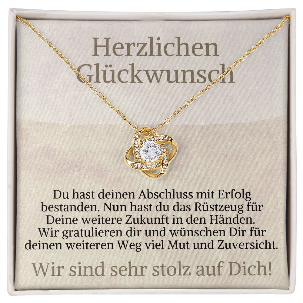 Herzlichen Gluckwunsch - Love Knot Necklace