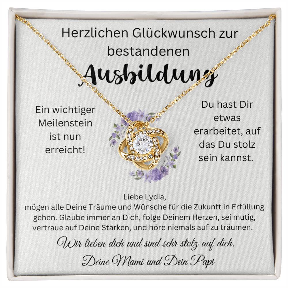 Custom Ausbildung - Love Knot Necklace