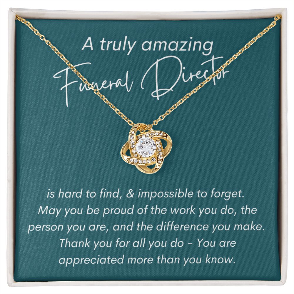 Thank You For All You Do - Love Knot Necklace