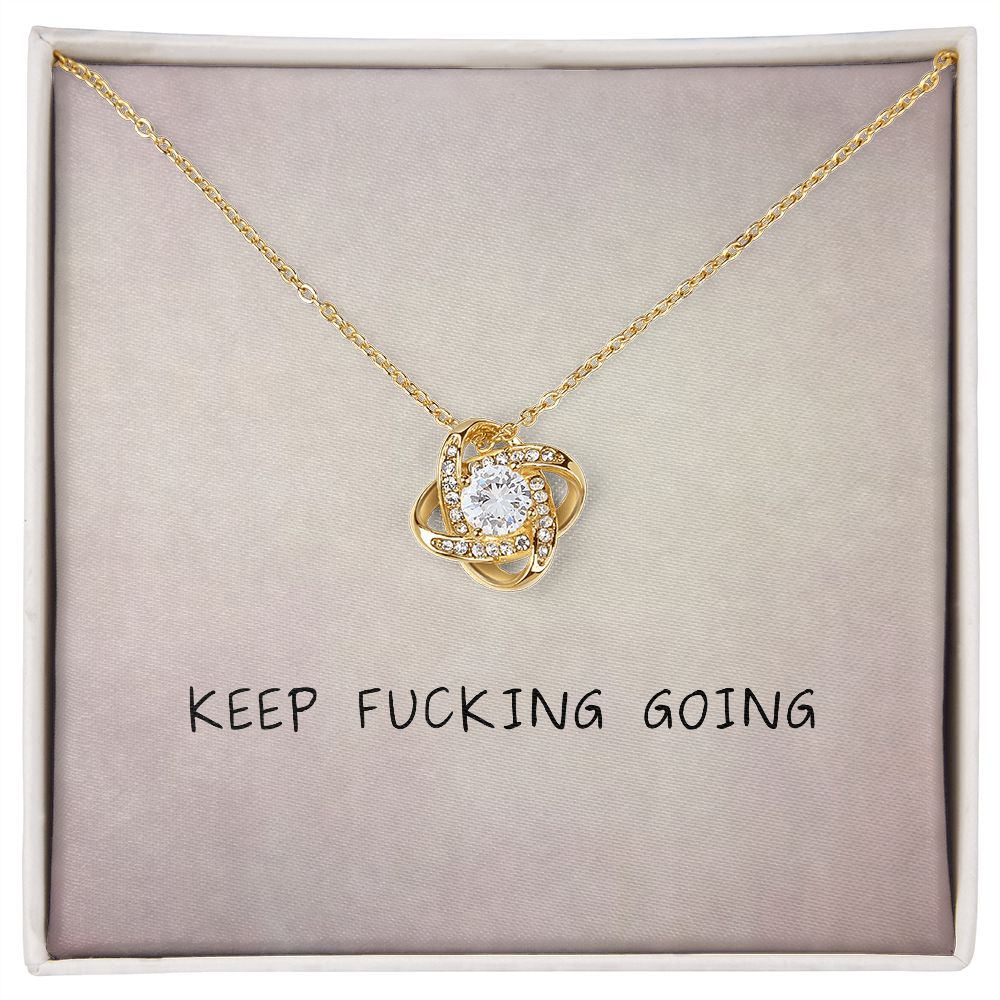 Keep Going - Love Knot Necklace