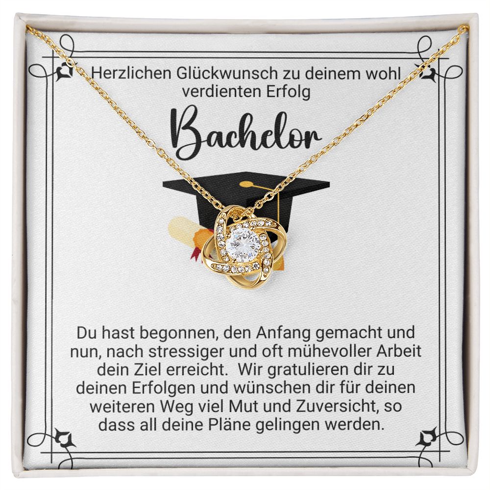 Herzlichen Glückwunsch zu deinem wohl verdienten Erfolg Bachelor - Love Knot Necklace