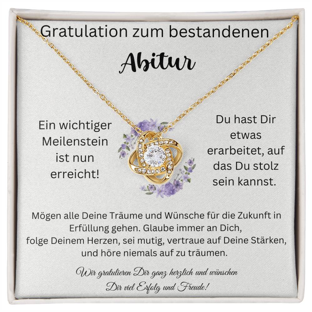 Ein Wichtiger Meilenstein Ist Nun Erreicht - Love Knot Necklace