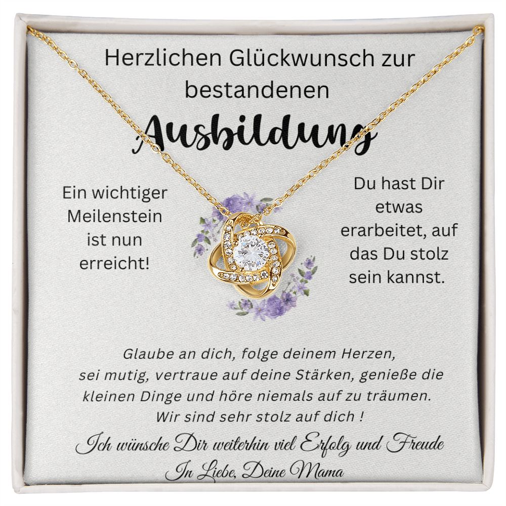 Höre Niemals Auf Zu Träumen - Love Knot Necklace