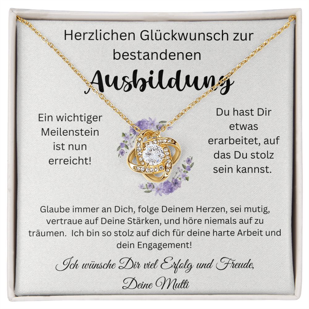 Ein Wichtiger Meilenstein Ist Nun Erreicht - Love Knot Necklace
