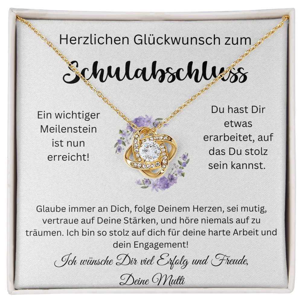 An Sich Selbst Glauben - Love Knot Necklace