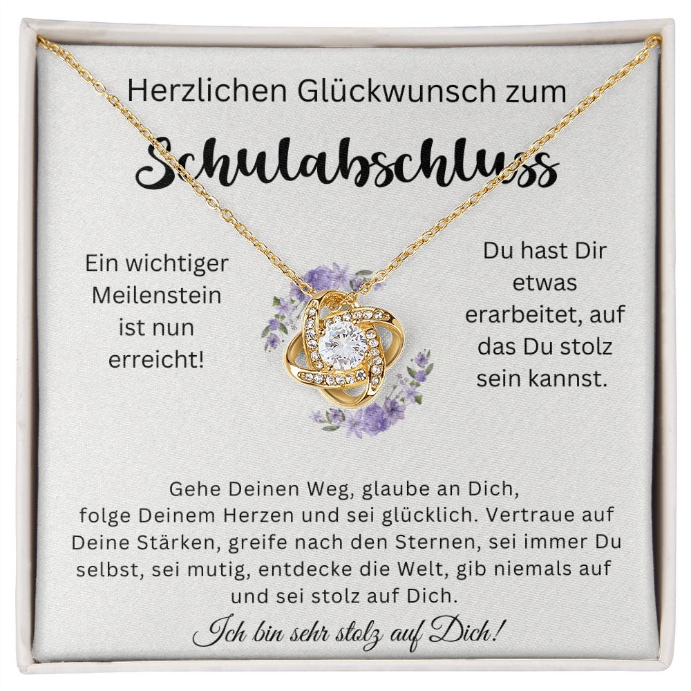 Niemals Aufgeben - Love Knot Necklace
