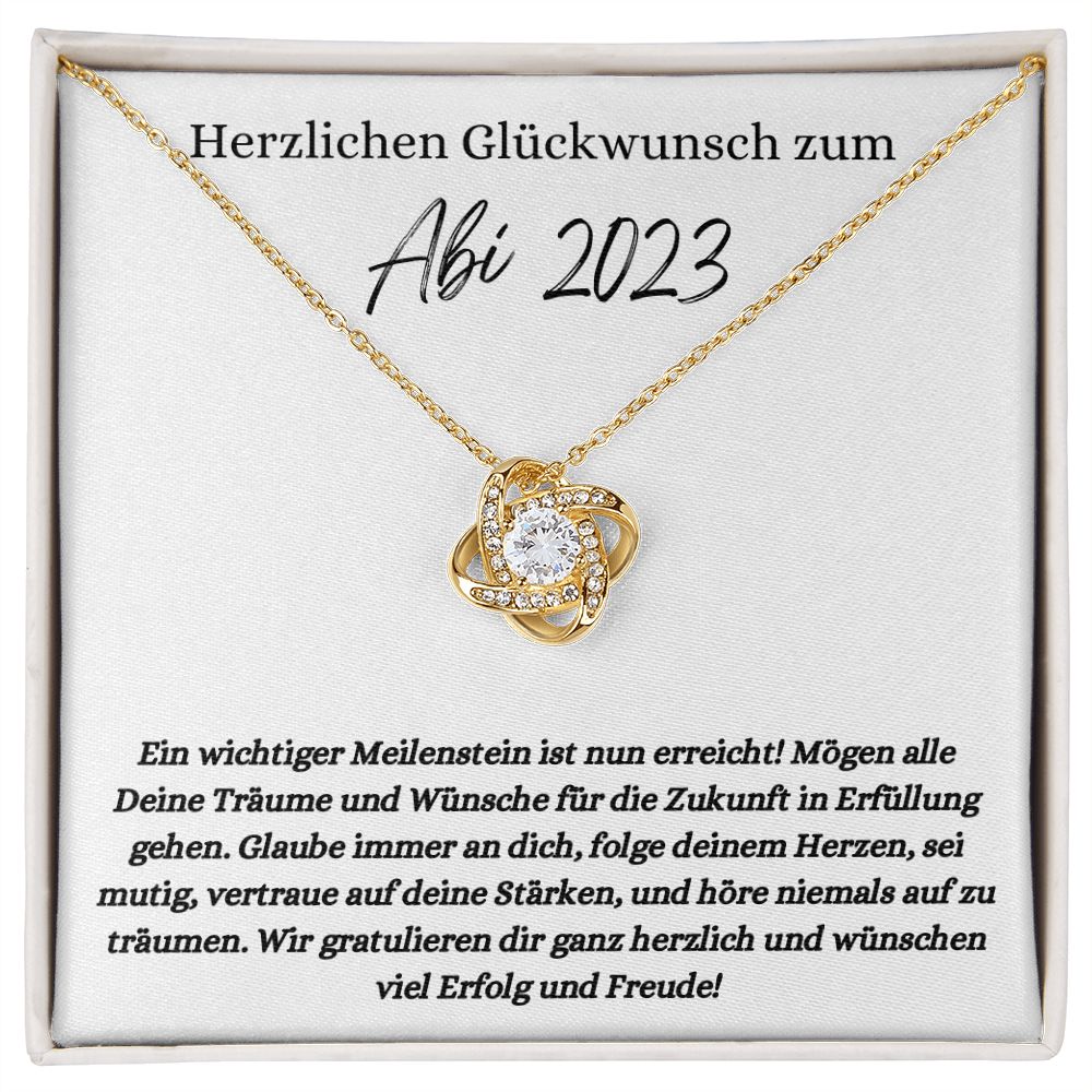 Herzlichen Glückwunsch zum Abi 2023 - Love Knot Necklace