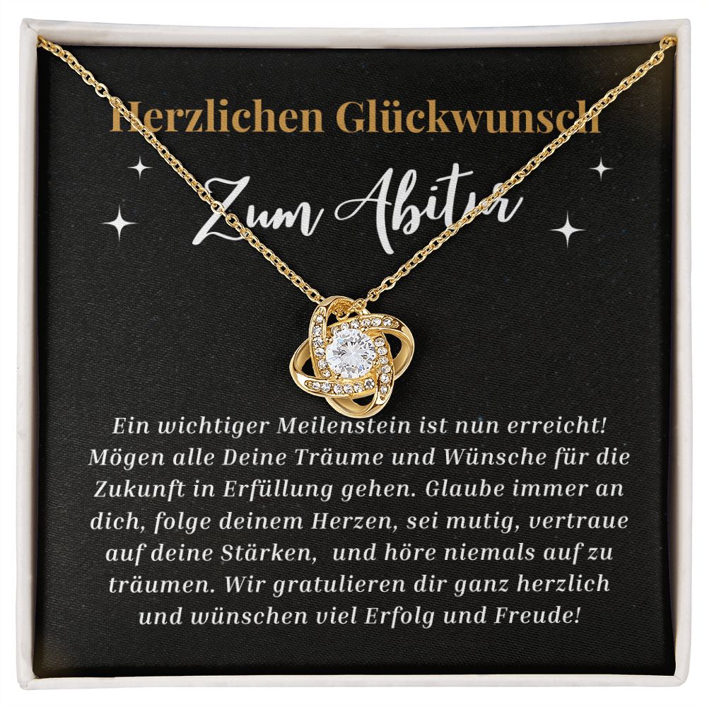 Herzlichen Glückwunsch Zum Abitur | Liebesknoten Halskette
