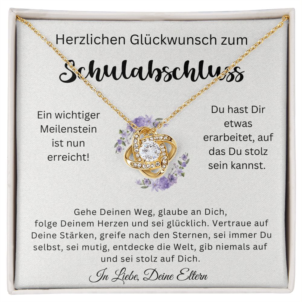 Folge Deinem Herzen And Sei Glücklich - Love Knot Necklace