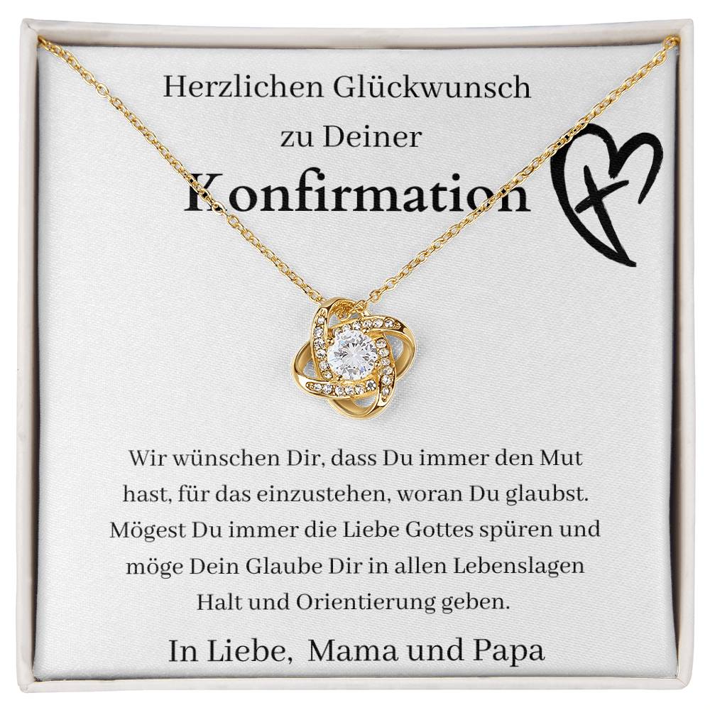 Mögest Du Immer Die Liebe Gottes Spüren | Love Knot Necklace