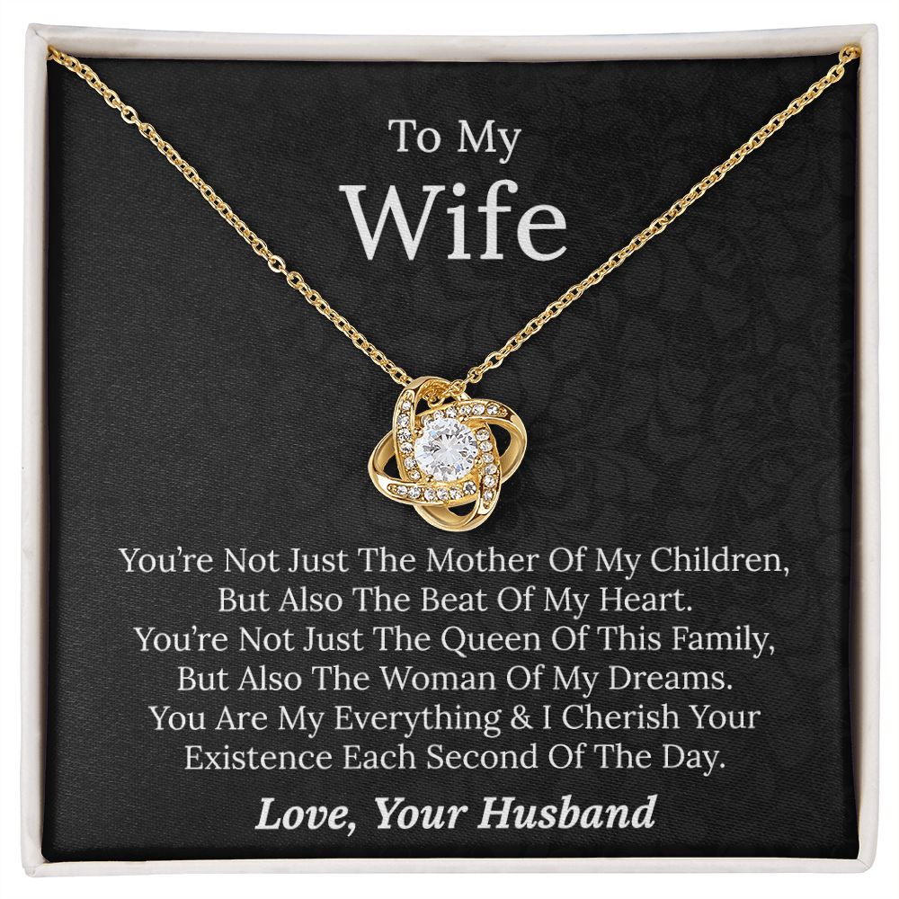 To My Wife - You Are My Everything - Love Knot Necklace