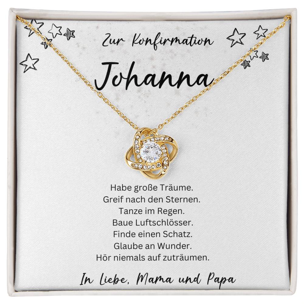 Konfirmation Kommunion Kette 1 - Love Knot Necklace
