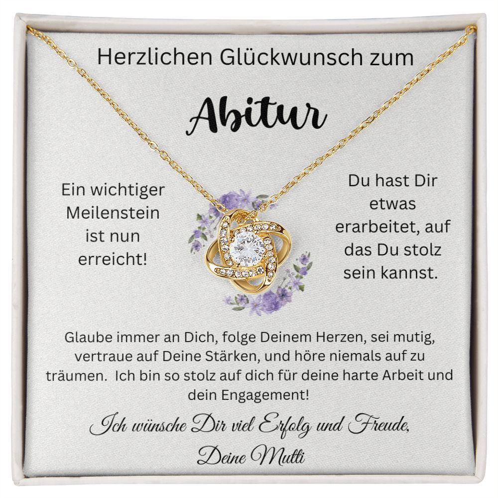 Ein Wichtiger Meilenstein Ist Nun Erreicht - Love Knot Necklace