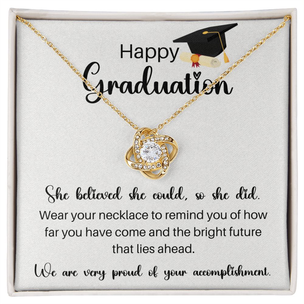 Your Bright Future Lies Ahead - Love Knot Necklace