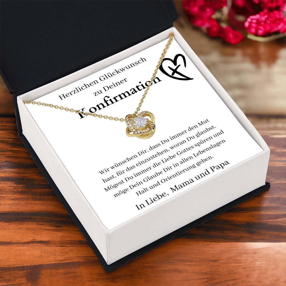 Mögest Du Immer Die Liebe Gottes Spüren | Love Knot Necklace