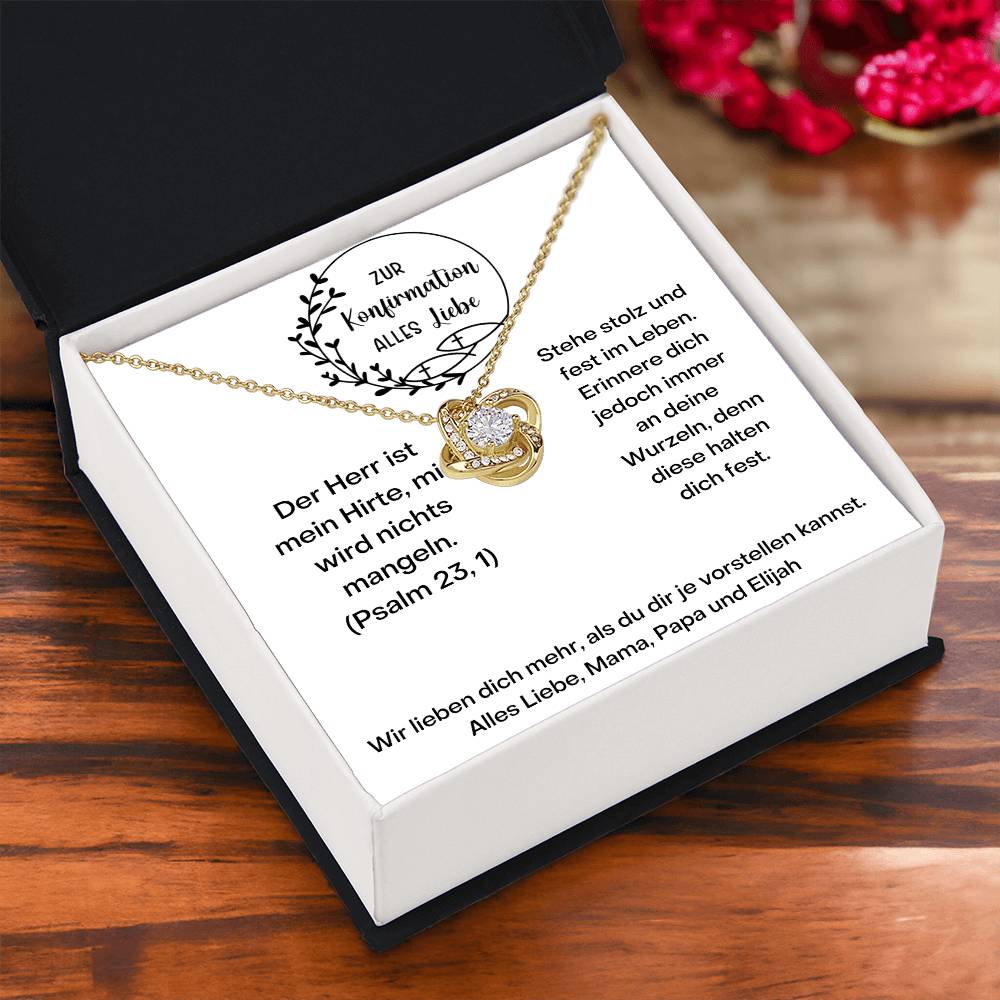 Wir Lieben Dich Mehr, Als Du Dir Je Vorstellen Kannst - Love Knot Necklace