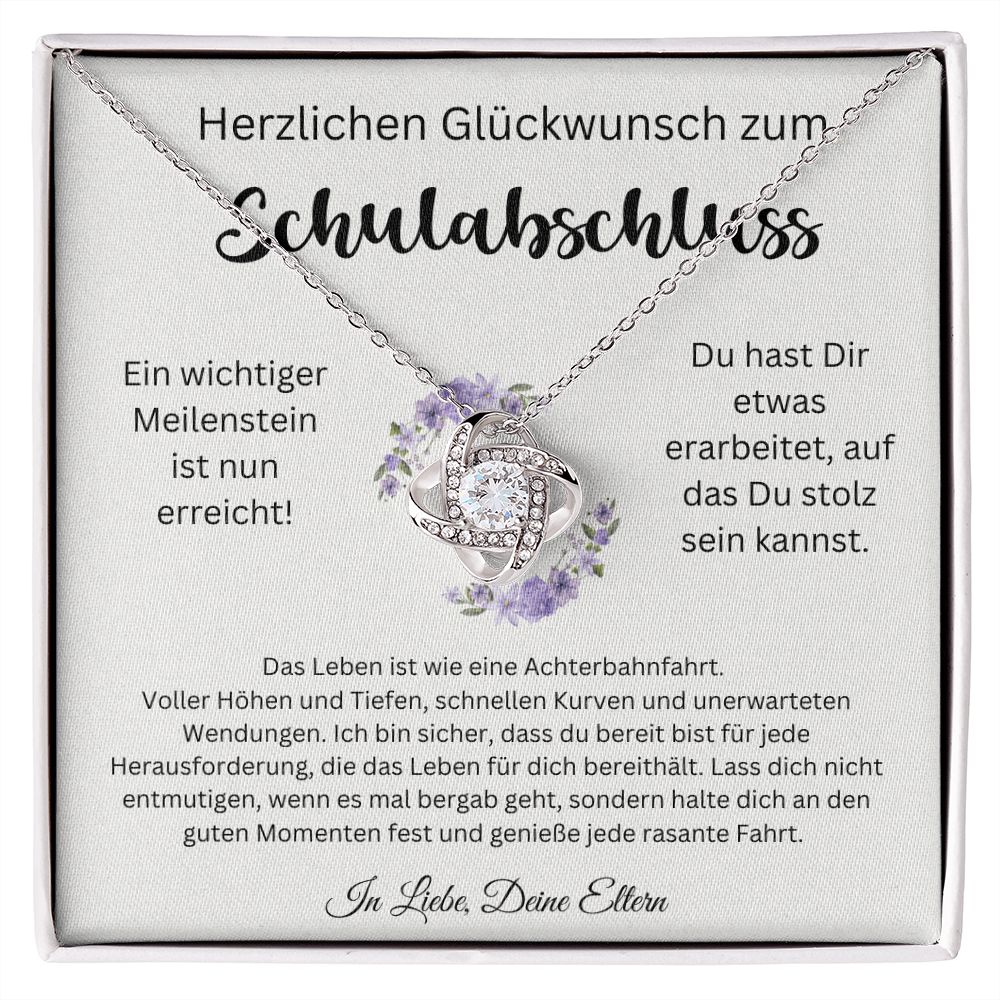 Ein Wichtiger Meilenstein Ist Nun Erreicht - Love Knot Necklace