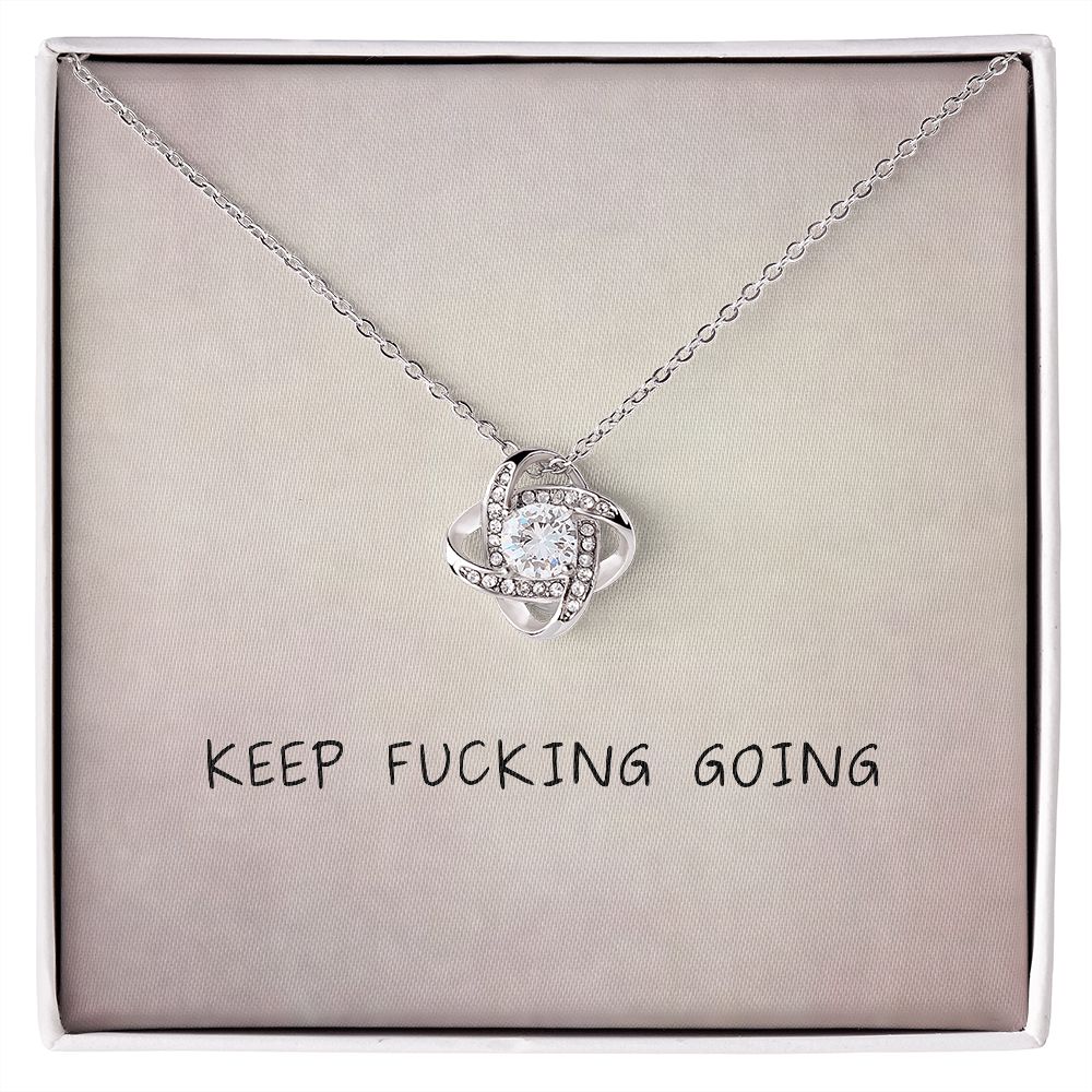 Keep Going - Love Knot Necklace