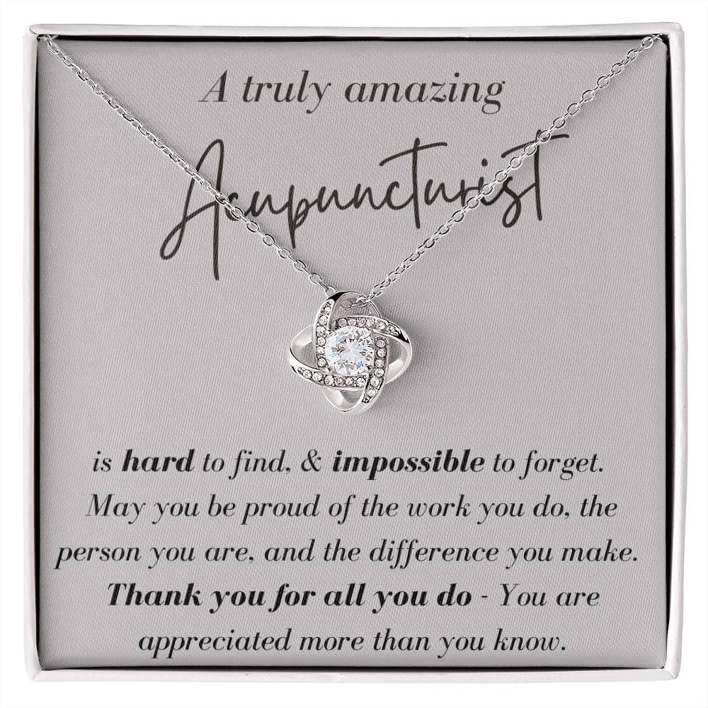 A Truly Amazing Acupuncturist - Love Knot Necklace