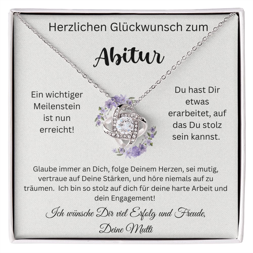 Ein Wichtiger Meilenstein Ist Nun Erreicht - Love Knot Necklace