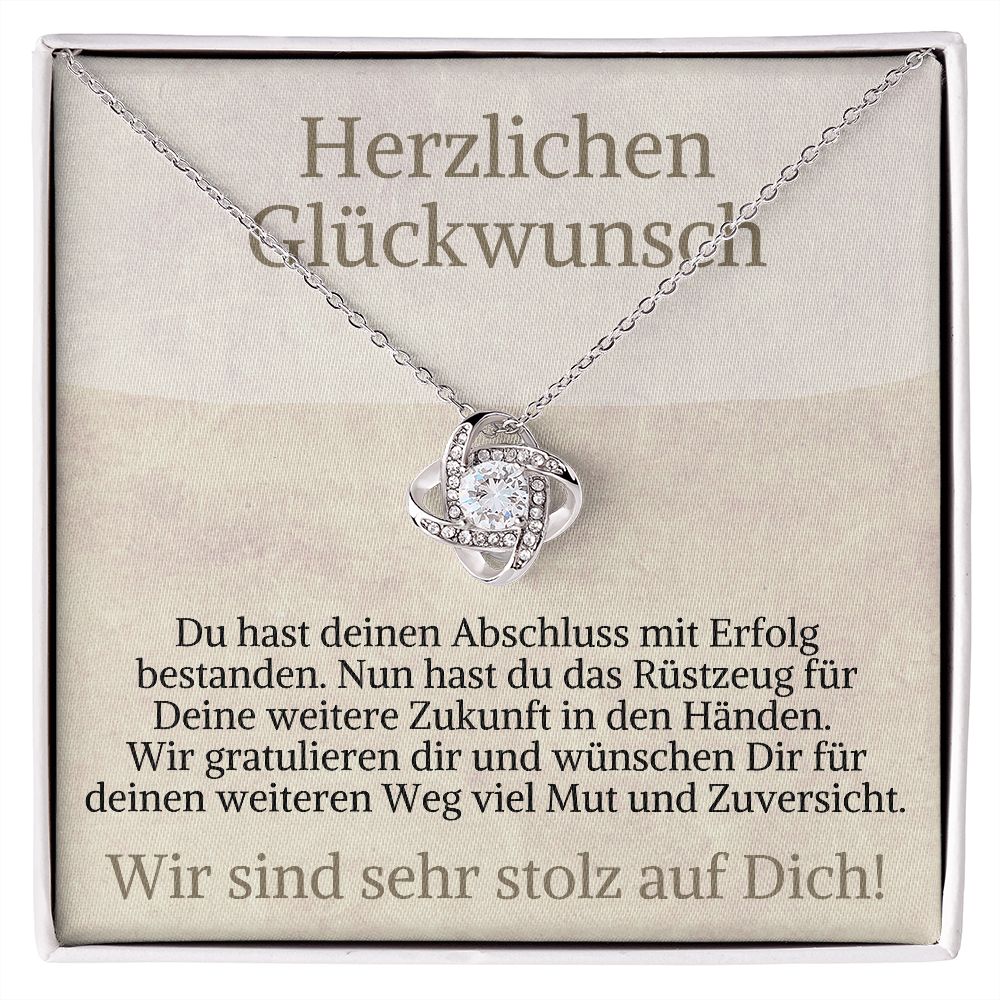 Herzlichen Gluckwunsch - Love Knot Necklace
