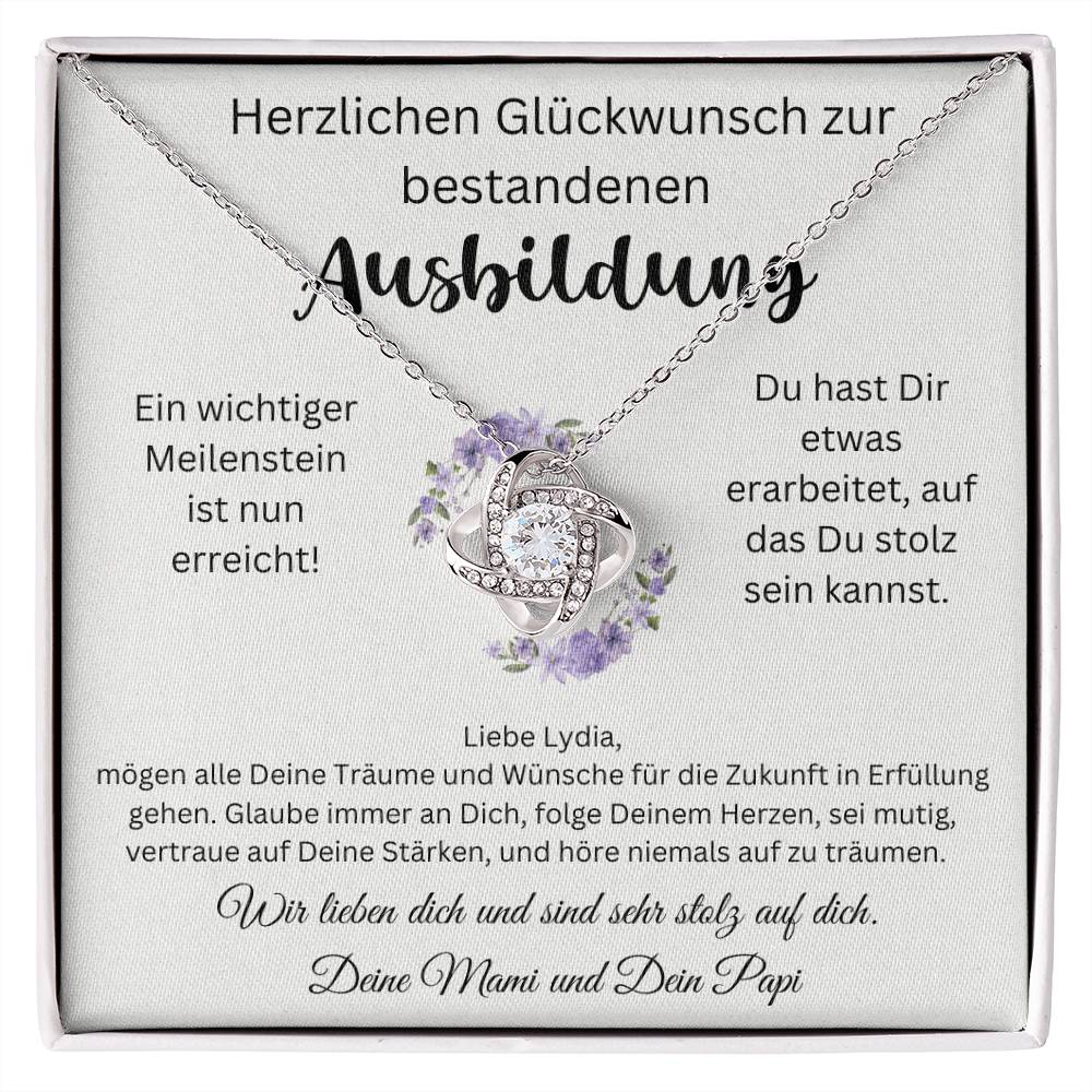 Custom Ausbildung - Love Knot Necklace
