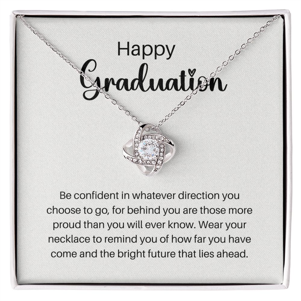Happy Graduation - Love Knot Necklace