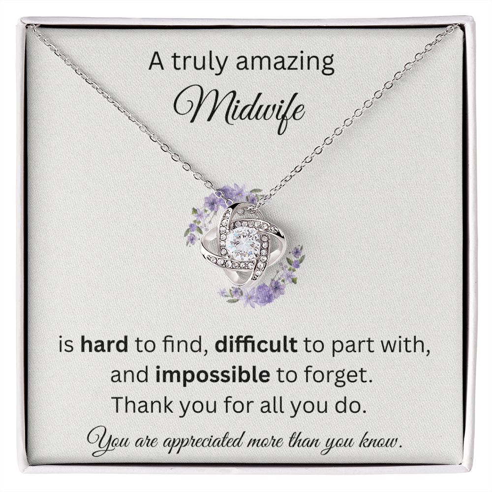 A Truly Amazing Midwife - Love Knot Necklace
