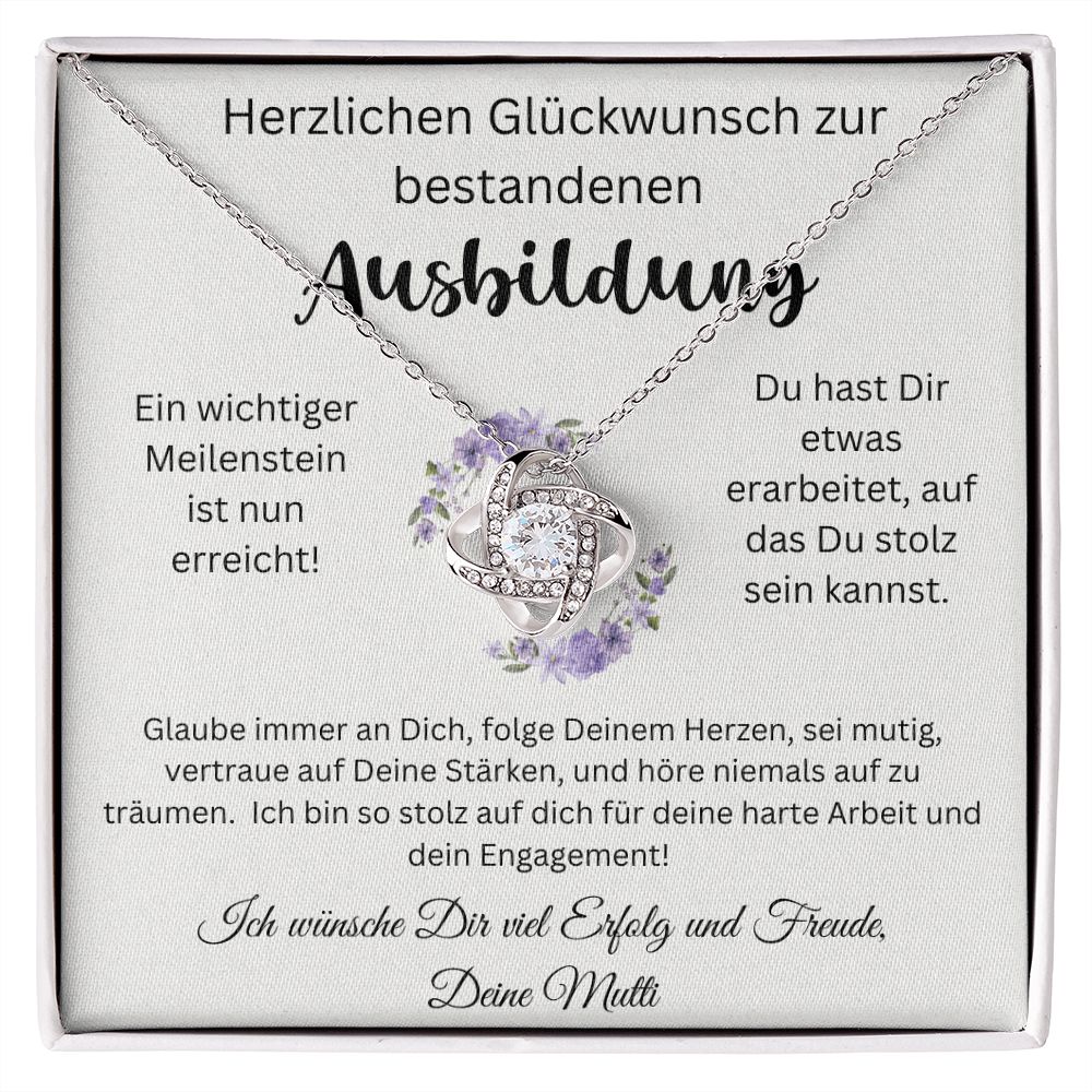Ein Wichtiger Meilenstein Ist Nun Erreicht - Love Knot Necklace