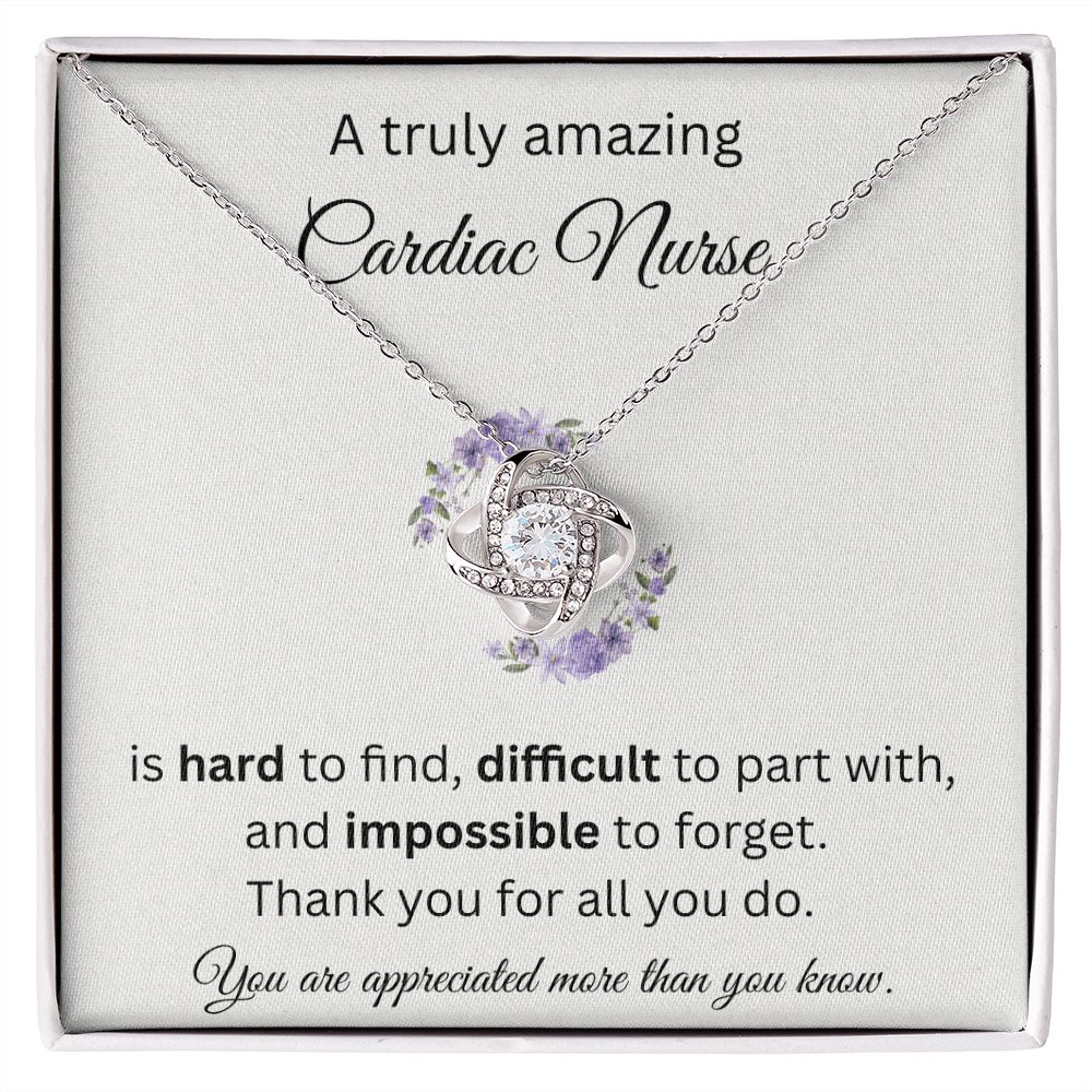 A Truly Amazing Cardiac Nurse - Love Knot Necklace