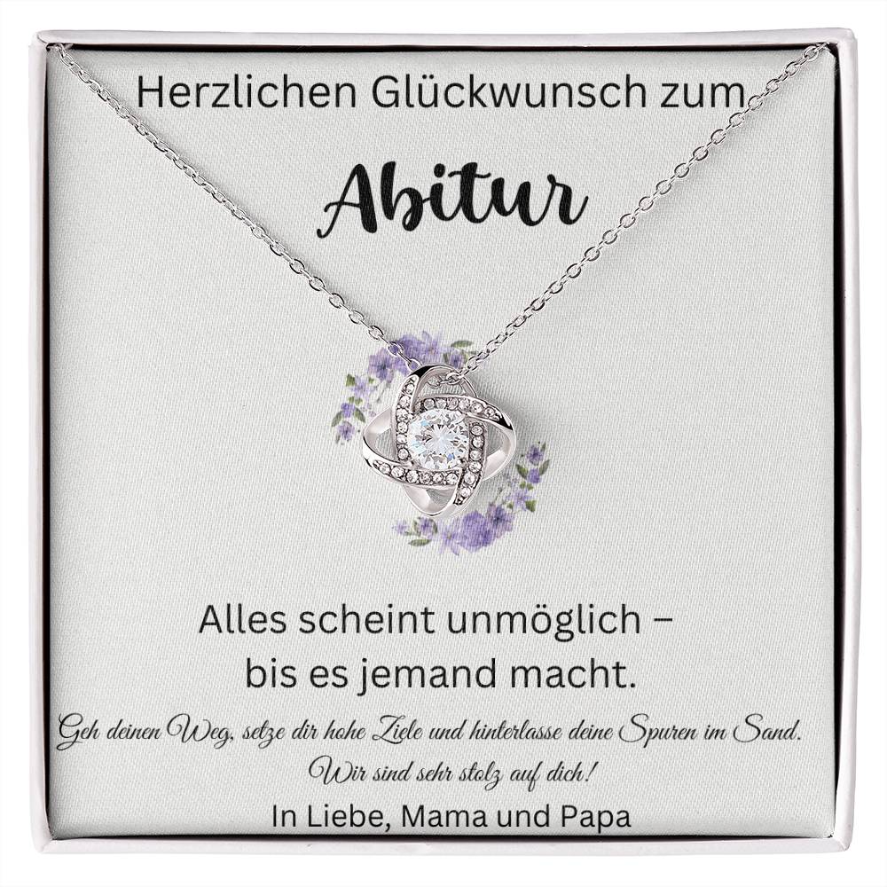 Alles Scheint Unmöglich - Bis Es Jemand Macht - Love Knot Necklace