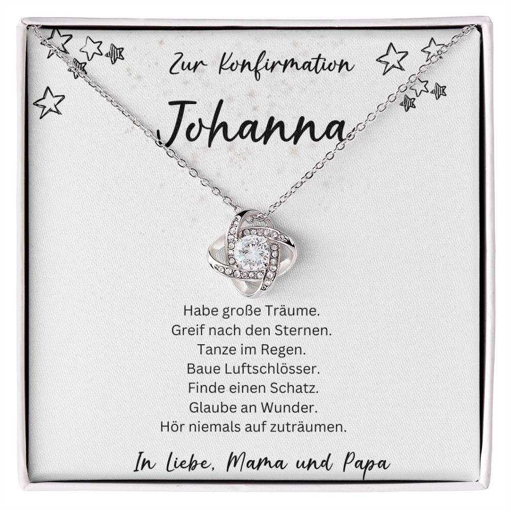 Konfirmation Kommunion Kette 1 - Love Knot Necklace