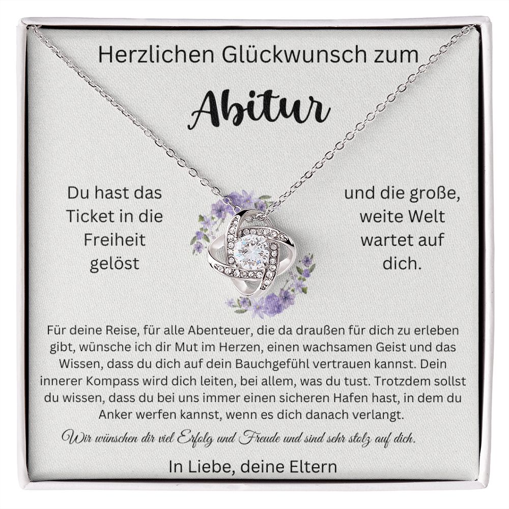 Du Hast Das Ticket In Die Freiheit Gelöst - Love Knot Necklace