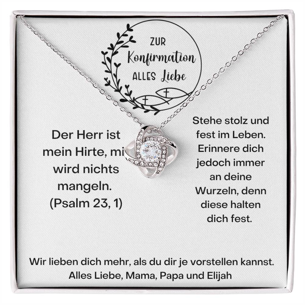 Wir Lieben Dich Mehr, Als Du Dir Je Vorstellen Kannst - Love Knot Necklace