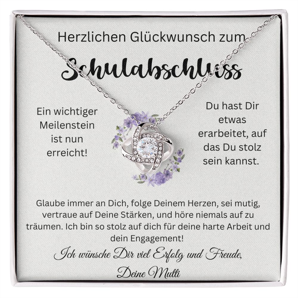 An Sich Selbst Glauben - Love Knot Necklace