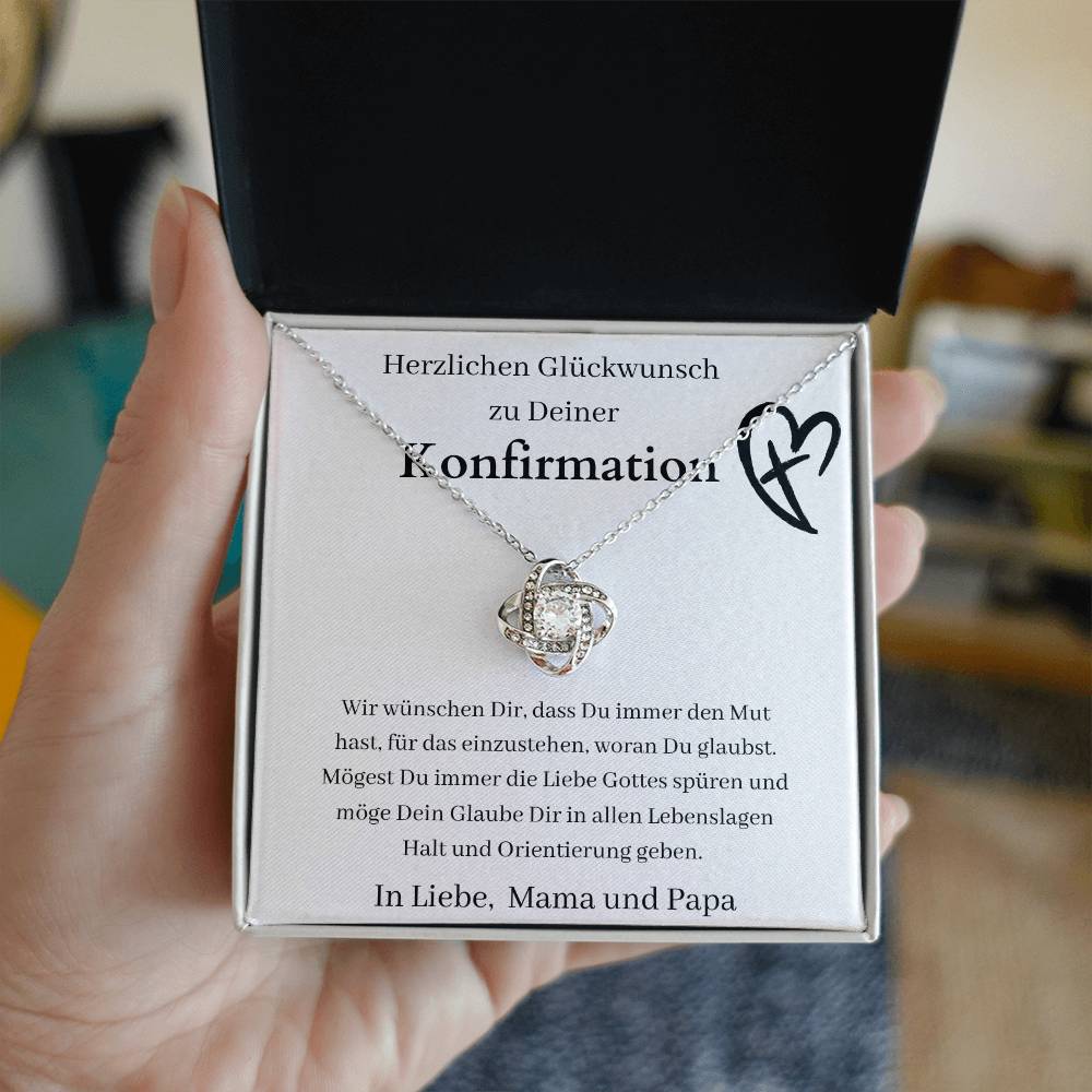 Mögest Du Immer Die Liebe Gottes Spüren | Love Knot Necklace