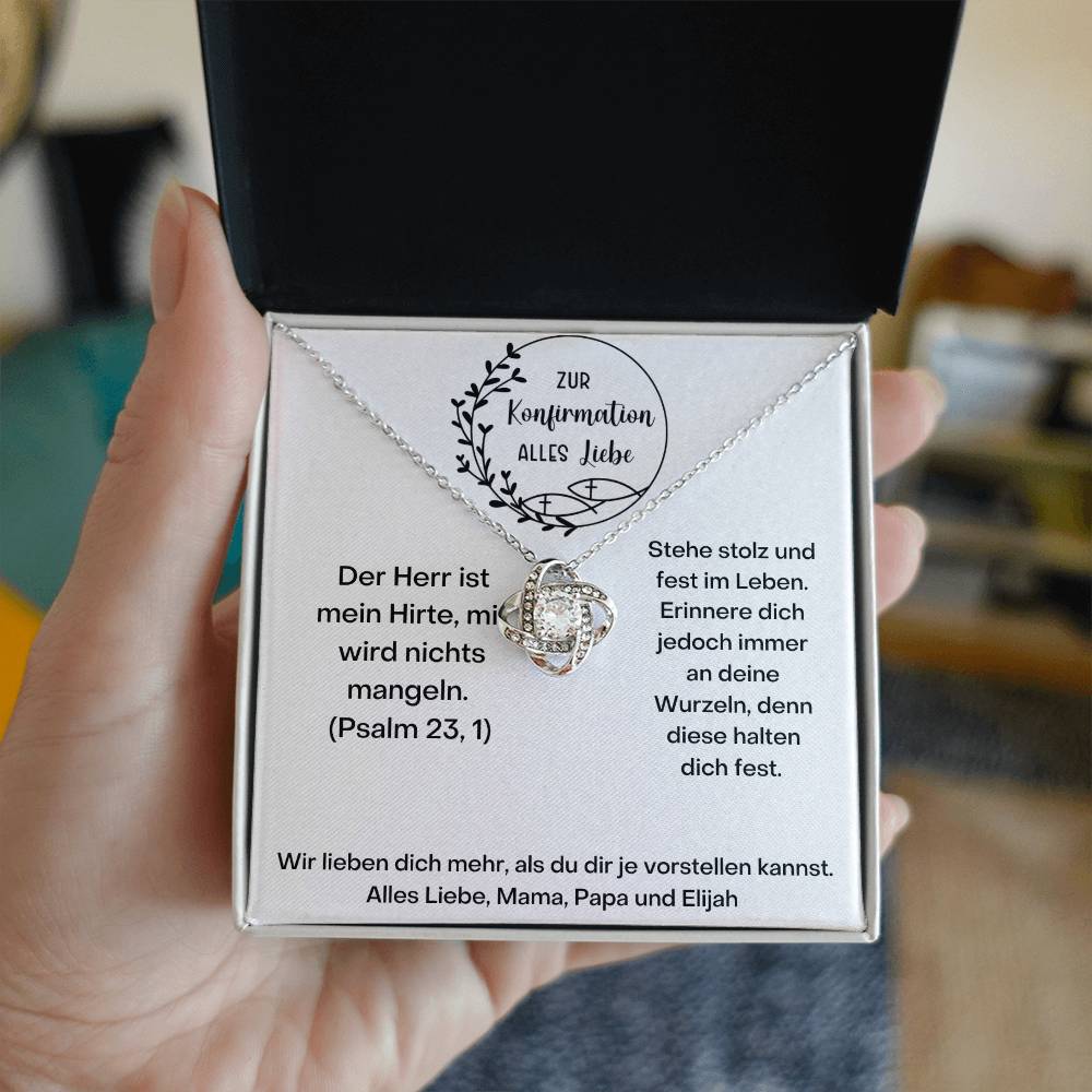 Wir Lieben Dich Mehr, Als Du Dir Je Vorstellen Kannst - Love Knot Necklace
